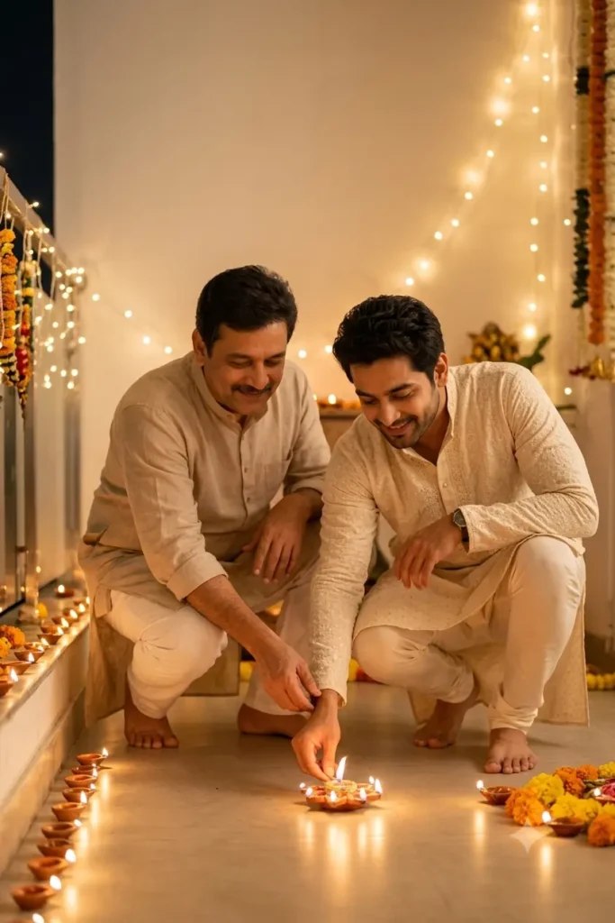 Father and Son Gemini AI prompt