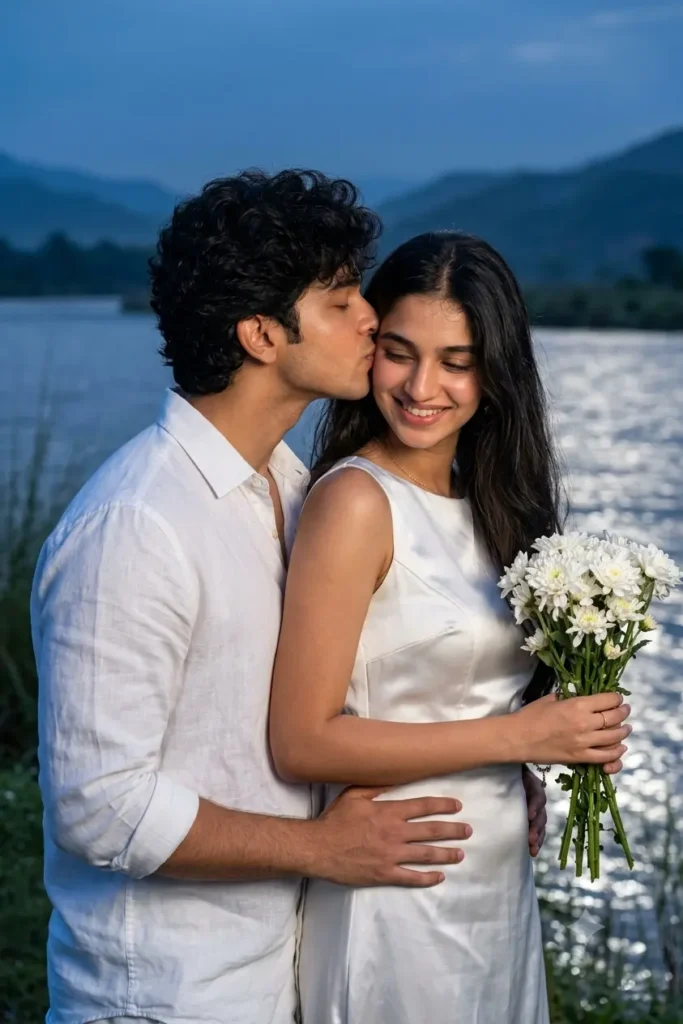 Realistic couple photo prompt